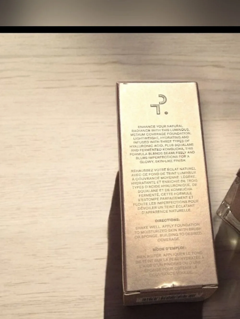 Patrick Ta Major Skin Hydra-Luxe Foundation | 1 Golden | NIB | 30 ml